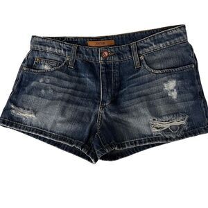 joe's jeans ~ the billie short boyfriend distressed short collector's ed sz 28